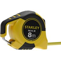 Mètre ruban magnétique Max - double marquage - 8mx25mm - STANLEY