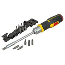 Tournevis porte-embouts à cliquet MAXI S, 12 embouts - STANLEY