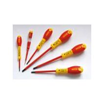 Tournevis isolé 1000V électricien + Pozi + Testeur - 6 pièces - FATMAX