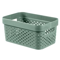 Panier de rangement infinity dots 4,5L vert - CURVER