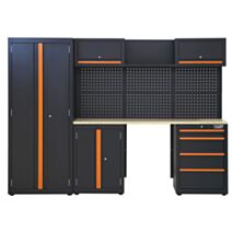 Meuble de rangement garage atelier modulable 259x183x46cm - FISCHER DAREX