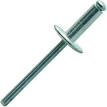 rivets aveugle 4.8x10 x48 pcs alu acier tête large - FISCHER DAREX