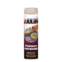 Peinture aérosol Marquage Blanc Mat 500ml - JULIEN