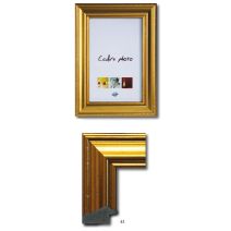 Cadre résine doré 24 x 30 cm