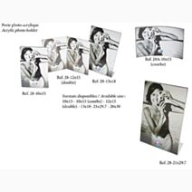 Porte-photo acylique 13 x 18 cm