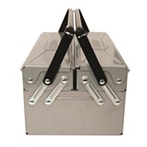 Boite outils 30/2 métal rouge p20xl30xh20 cm