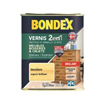 Vernis bois incolore brillant 0,25l BONDEX