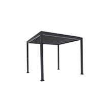 Pergola Bioclimatique Alu Caly 3x3xH2,40m gris anthracite