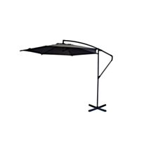 Parasol déporté rond ELIO Ø3m gris