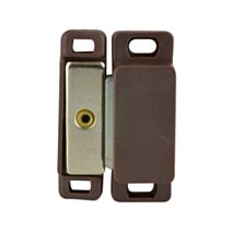 Lot de 2 loqueteaux magnétiques rectangulaires à visser à pattes force 6kg - CIME