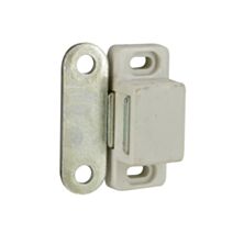 Loquet magnétique rectangle 2kg blanc x2