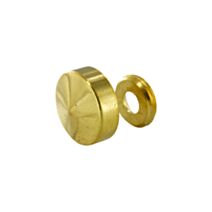Cache vis D16mm en laiton poli x4 - CIME