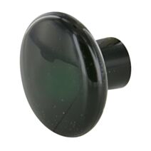 Bouton rond D35mm matière plastique noir