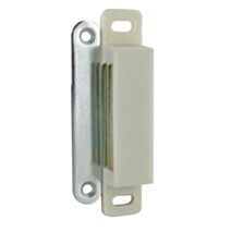 Loqueteau magnétique rectangle 12kg blanc - CIME