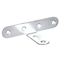 Equerre en t coudee 80x45x15 x2 acier zingue