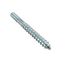 Vis assemblage double filet M4x40mm acier zingué x10