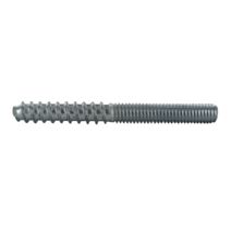 Vis assemblage double filet M6 L60mm acier zingué x10 - CIME