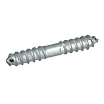 Vis double filet bois D4 L40mm acier zingué x5