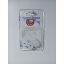 Patin amortisseur plastique transparent Ø17mm x4 - CIME