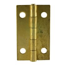 Charnière rectangle 35x22mm laiton poli x2