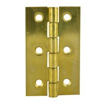 Charnière rectangle 60x35mm en laiton poli - CIME