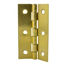 Charnière rectangle 70x40mm en laiton poli - CIME