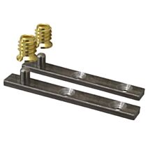 Lame pivot + douille long 70mm acier brut x2