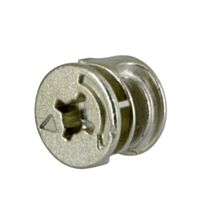 Ferrure assemblage complète D15mm en acier nickelé x2 - CIME