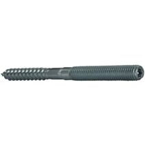 Vis double filet M8 D10mm L100mm en acier x4 - CIME