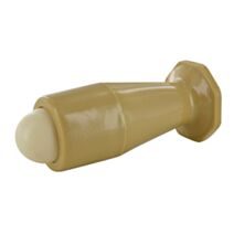 Butée de porte sur plinthe à visser Ø32 x L85 mm beige - CIME