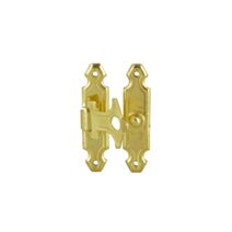 Fermoir coffret 16,5x28 acier laitonné x2 - CIME