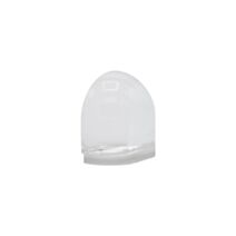 Butée de sol demi-lune 41 x 20 mm plastique transparent - CIME