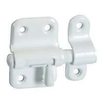 Targette classique acier epoxy blanc hauteur 42