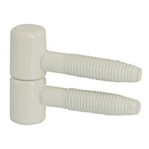 Fiche à visser d13 acier époxy blanc x2 - CIME