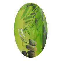 Crochet silicone image bambou 80x60mm