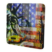 Crochet silicone image New York 70x70mm