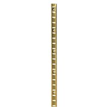 Crémaillère à visser 2000x11MM doré