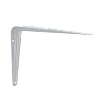 Equerre embouti acier laqué 150 x 200 mm blanc - CIME