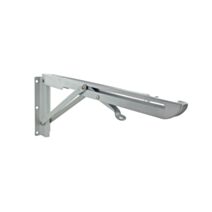 Equerre rabatable acier blanc 340 x 140mm - CIME