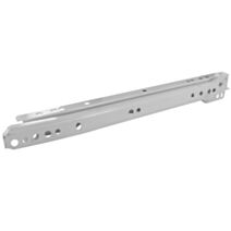 Coulisse L300mm/25kg en acier blanc fixation dessous - CIME
