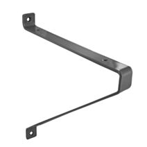 Set de 2 consoles équerres recto-verso acier gris 210 x 180 mm - CIME