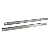 Coulisse billes acier 450mm 10kg fixation latérale