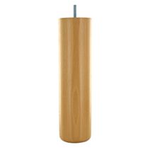 Pied de lit cylindrique hêtre verni D68 H.250mm