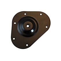 Platine pied 155x120 vis m10 acier noir