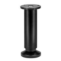 Pied de meuble réglable alu noir H150 mm - CIME