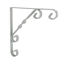 Equerre rétro acier époxy blanc 150 x 150mm - CIME