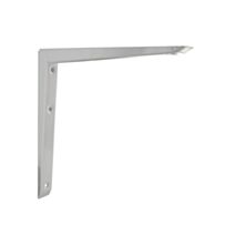 Equerre renforcée acier époxy blanc 200 x 200mm - CIME