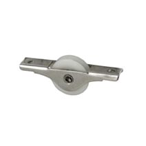 Roulette pour rail coulissant de placard 20kg Ø24 mm acier zingué - CIME