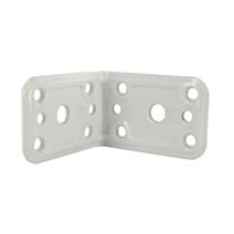Equerre d'angle 90 degré, L.60mm acier blanc - CIME