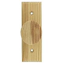 Patère classic 1 tête à visser - pin brut - CIME